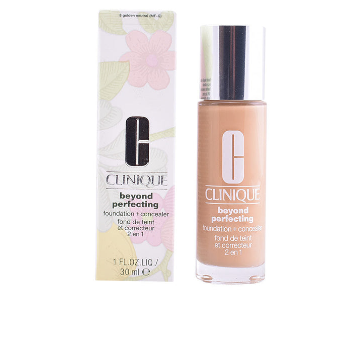30 ml pump bottle of light-cream hybrid foundation and concealer, shade 11-honey