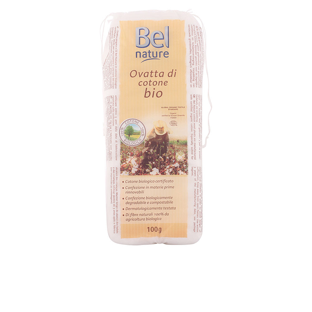 Bel Nature Cotton bath collection showcasing soft organic cotton essentials in neutral tones