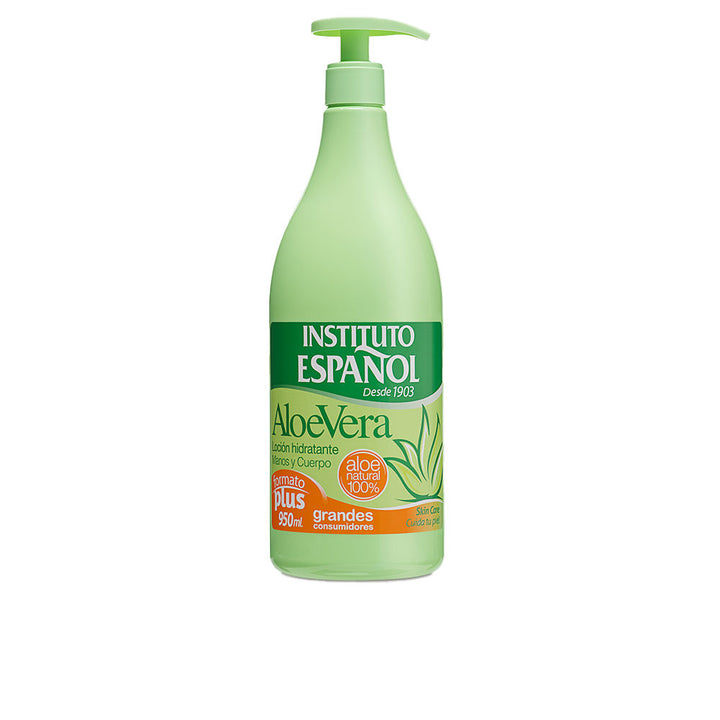 950 ml aloe vera hydrating body lotion in dispenser, light texture, Unisex