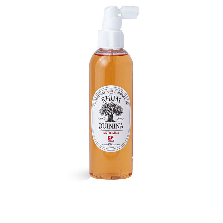 200 ml clear hair lotion bottle with quinine extract label, Unisex treatment