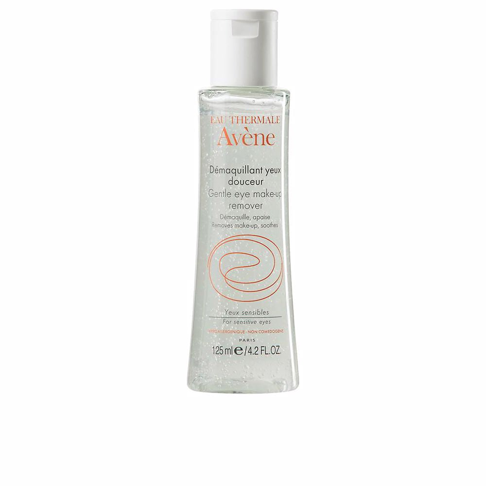 Avene mild eye makeup cleanser in lightweight aqua-gel, fragrance-free, for sensitive eyes
