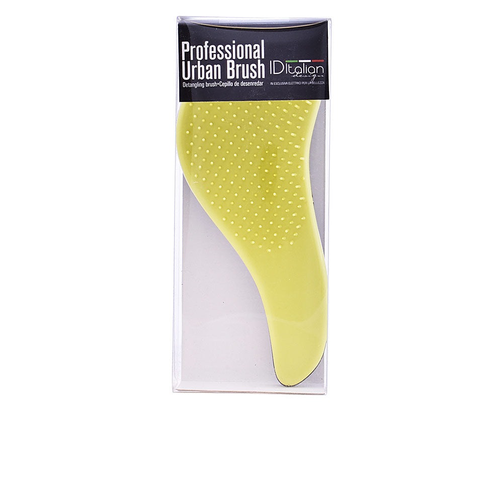 Two‑tier flexible detangling paddle brush with ergonomic handle, suitable for Unisex use