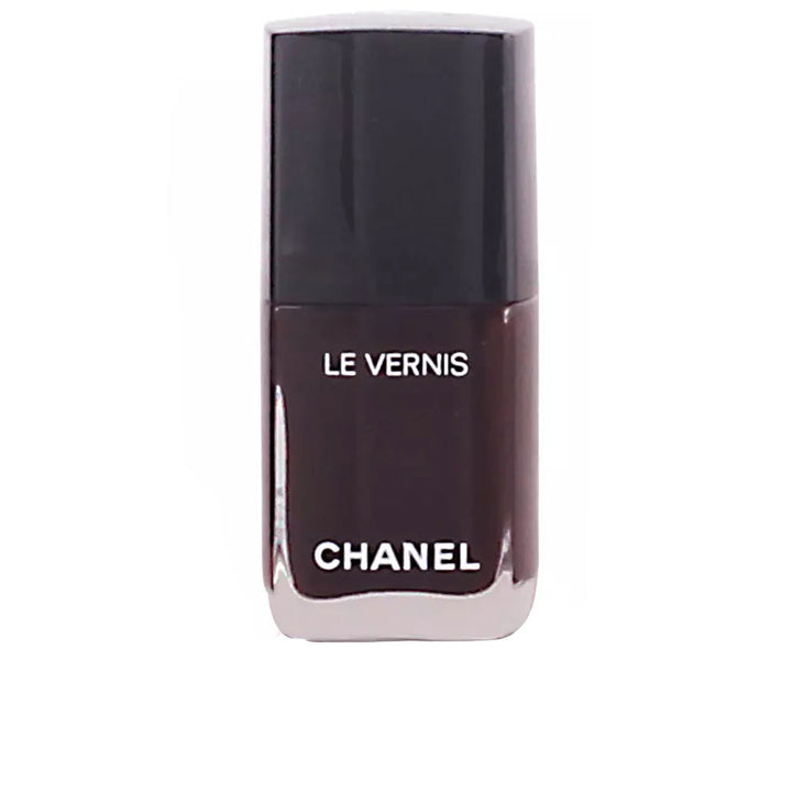 Deep rouge noir nail lacquer in 13 ml bottle with glossy cream finish