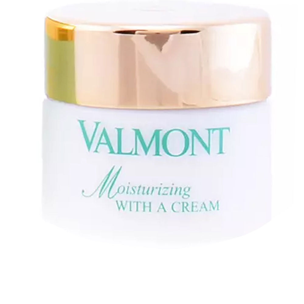 Valmont hydrating face cream in jar, lightweight moisturizing skincare
