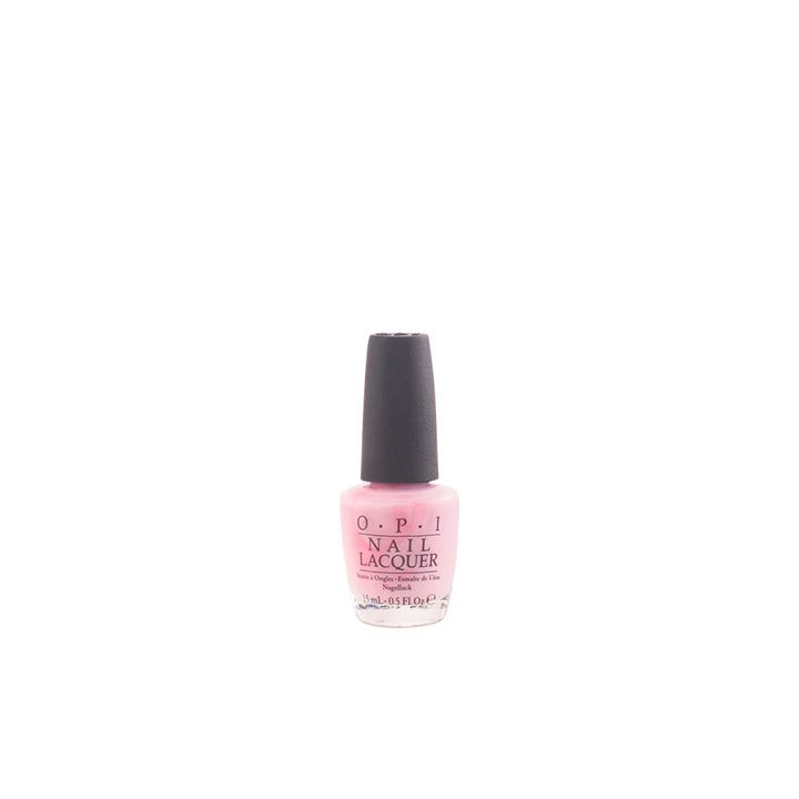 15 ml creamy rose nail lacquer bottle with flat applicator, glossy finish