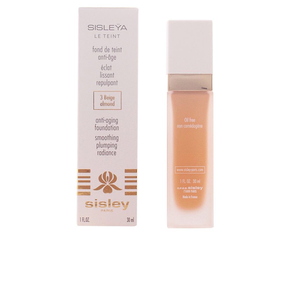 30 ml satin finish fluid foundation bottle, shade 3W Almond, Unisex