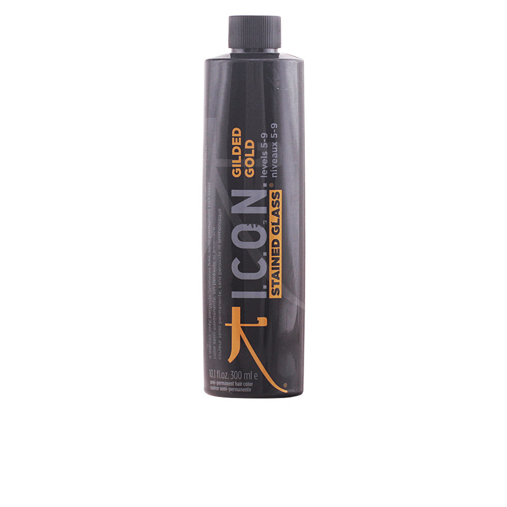 300 ml tube of Gilded Gold semi-permanent hair colour in warm metallic gold