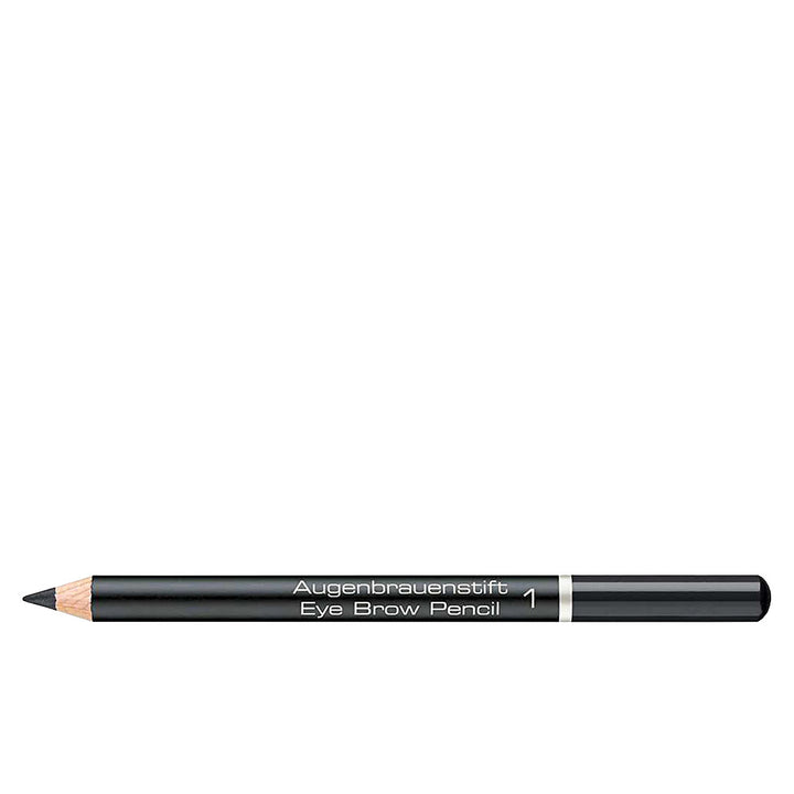 Artdeco Slim eyebrow pencil with fine precision tip and retractable wooden barrel, warm taupe shade visible