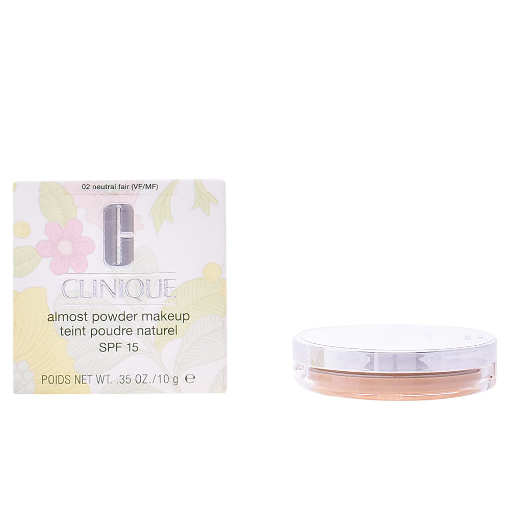 Compact pressed powder foundation in 02‑neutralfair with mini brush, 10 g