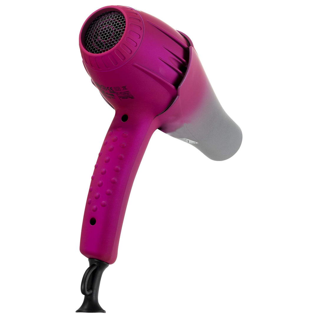 Professional 2300W ceramic hair dryer with long cable and removable filter
