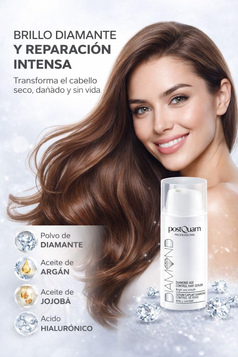 30 ml clear serum bottle with lustrous finish, suited for Women hair care
