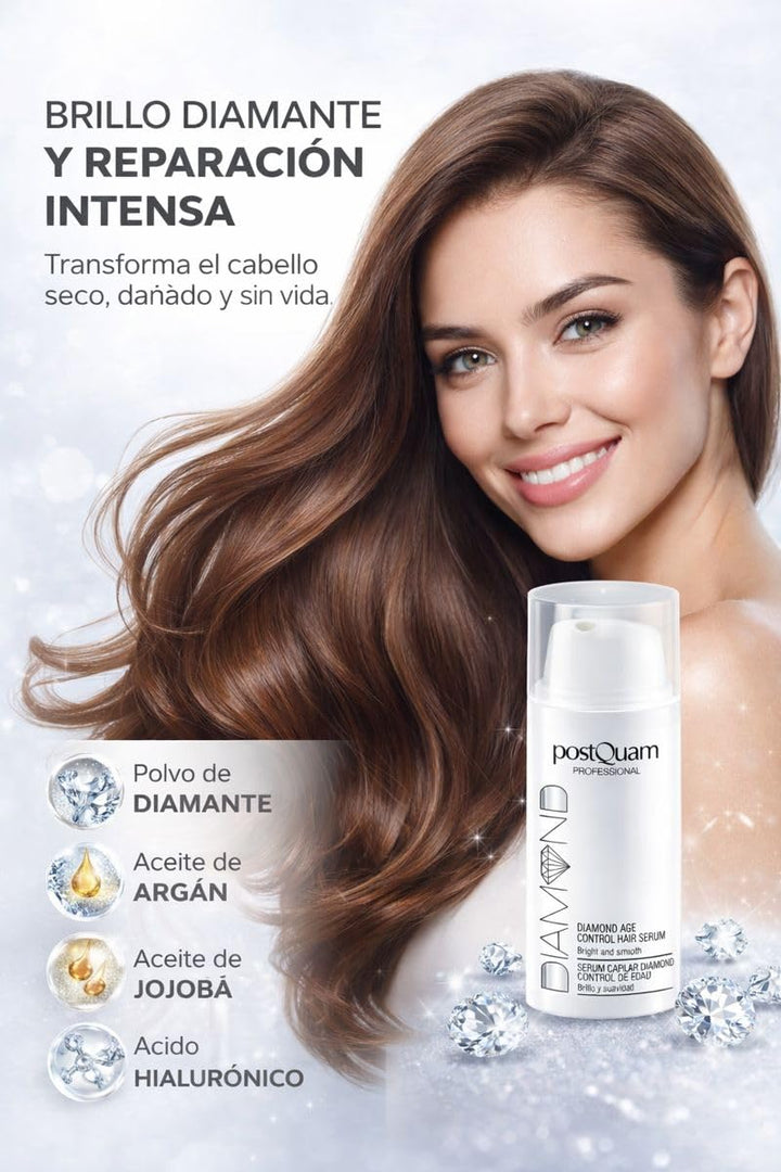 30 ml clear serum bottle with lustrous finish, suited for Women hair care
