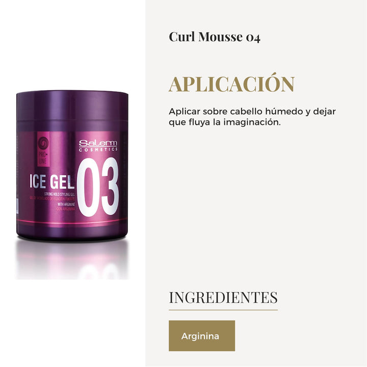 500 ml tube of water-based strong hold styling gel for Unisex use