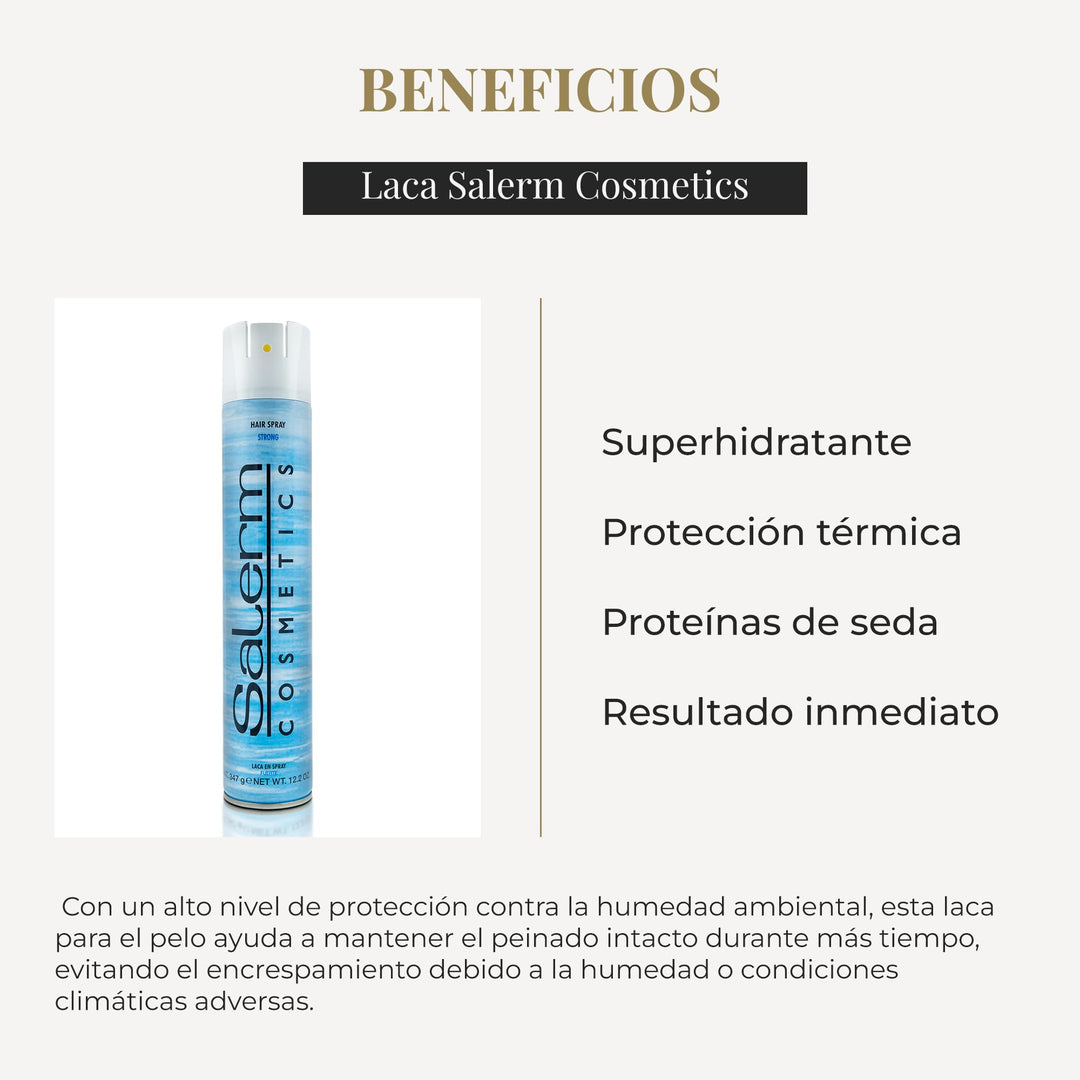 Clear anti-humidity hair spray can for Unisex styling, 347 g