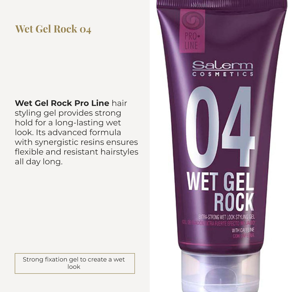 200 ml tube of Wet Rock extra-strong styling gel, wet-look, Unisex