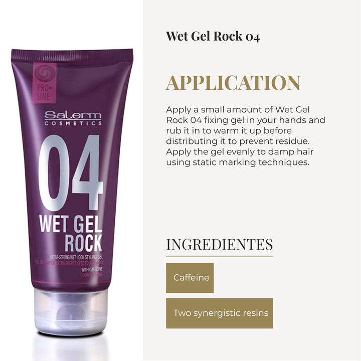 200 ml tube of Wet Rock extra-strong styling gel, wet-look, Unisex
