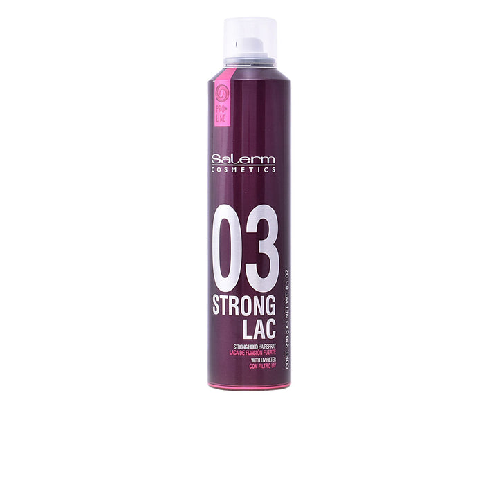 Aerosol strong-hold hair spray, 405 ml, fast-dry with UV protection