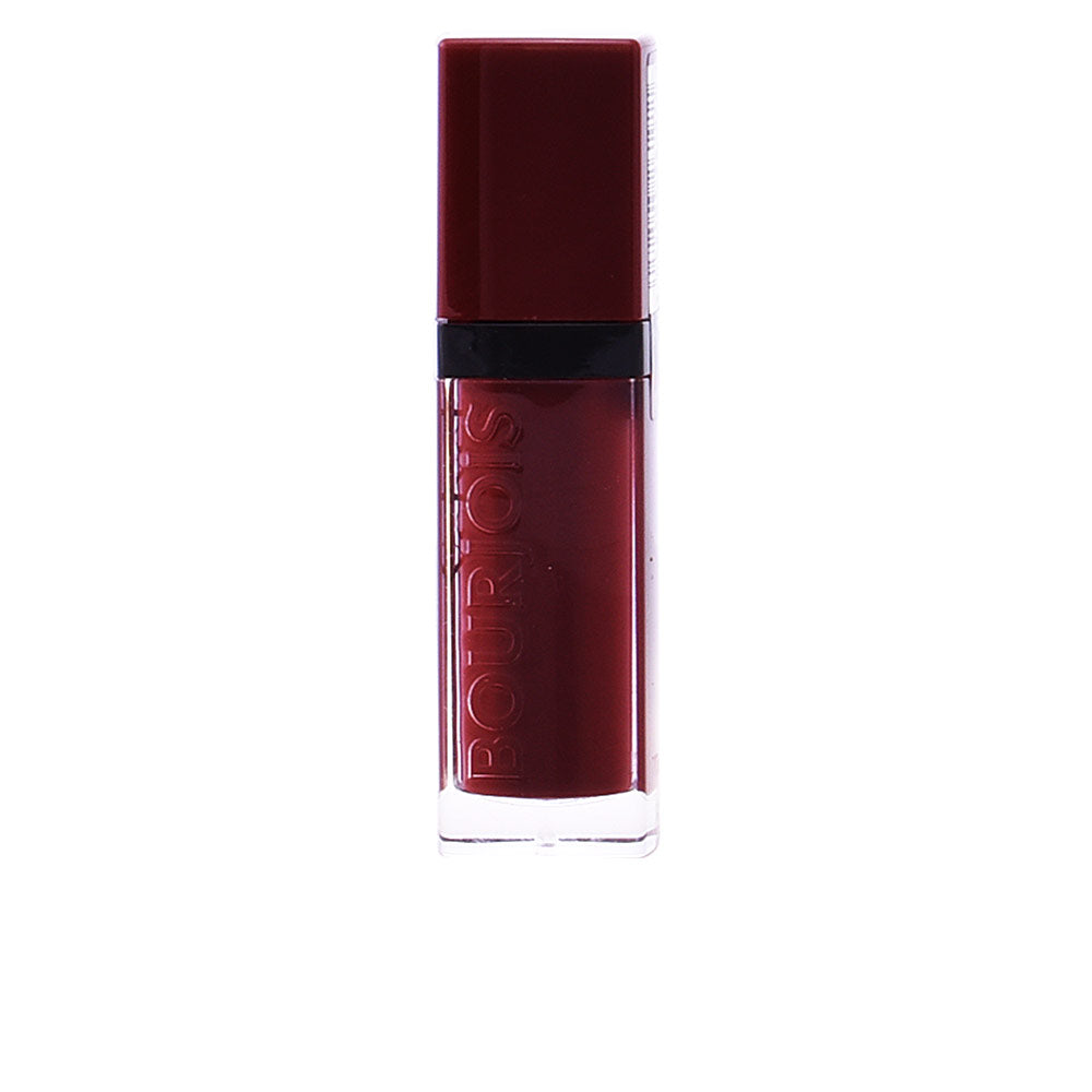 Deep red liquid lipstick with soft foam applicator, matte finish, Unisex