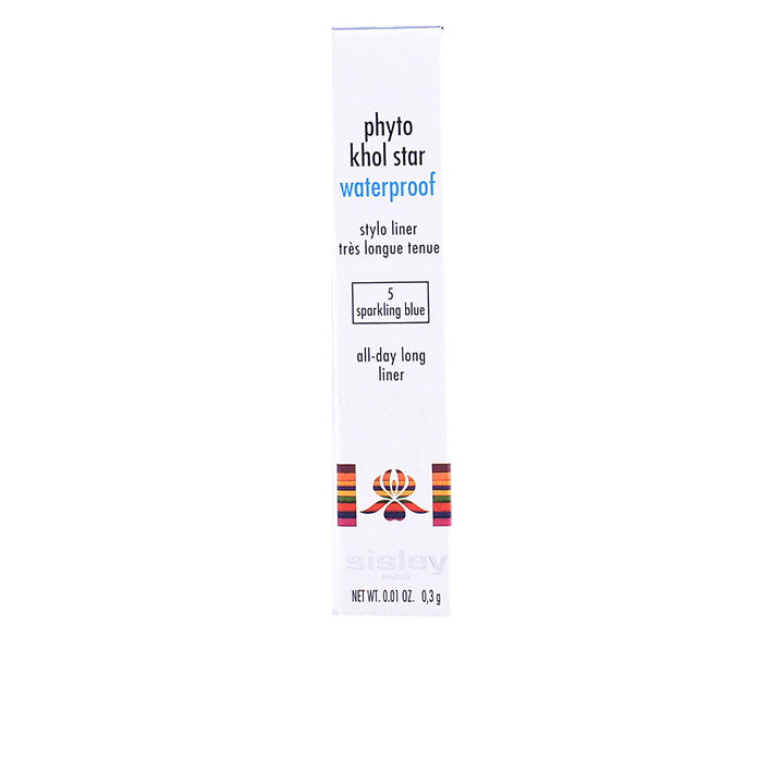 Retractable sparkling black eyeliner pencil with creamy tip, 0.3 g, waterproof