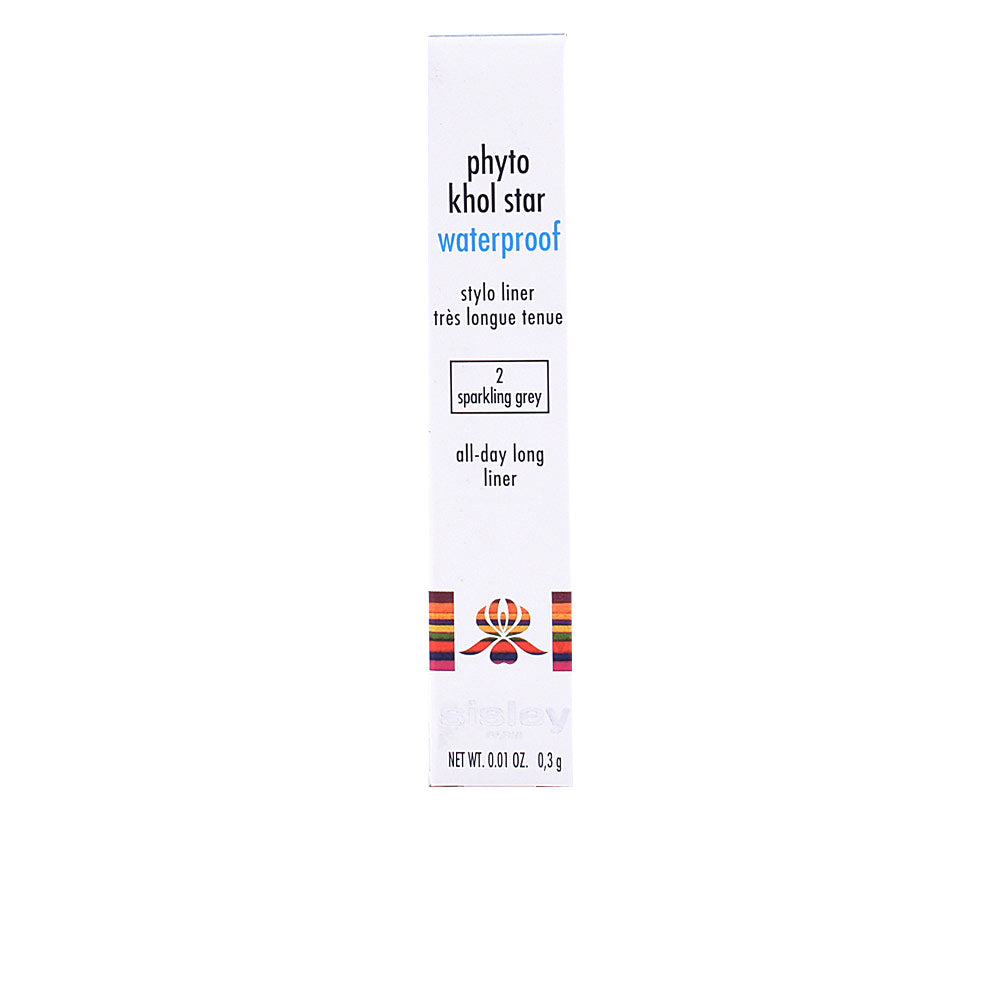 Retractable sparkling grey eye pencil, 0.3 g, waterproof, Unisex