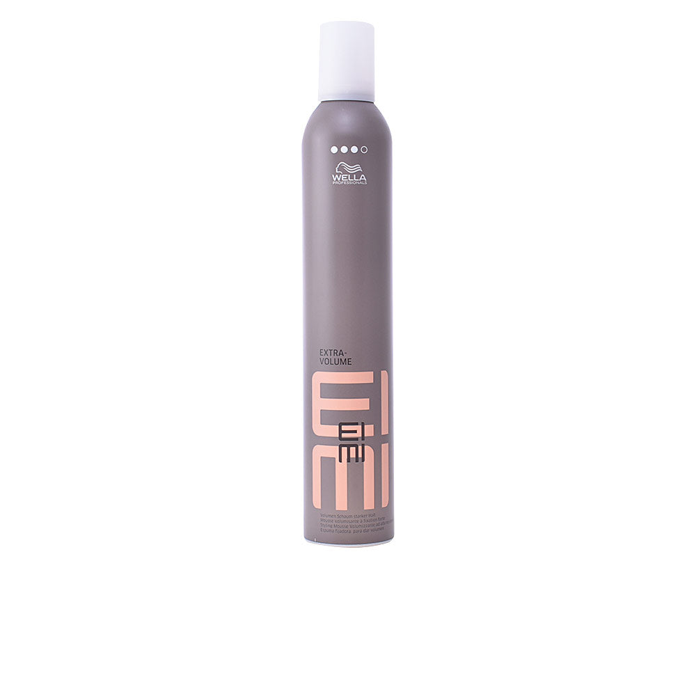 Tall 500 ml aerosol can of lightweight styling mousse for root lift and medium hold