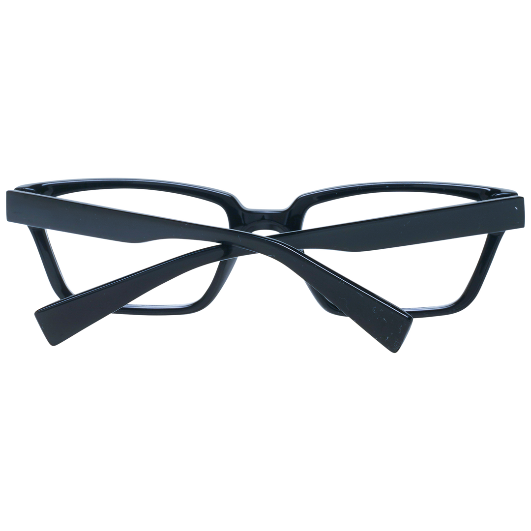 Guess Unisex black plastic full-rim rectangular eyeglasses shown front view on neutral background