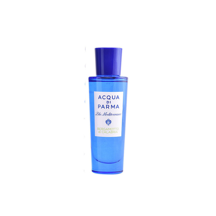 Blue glass bottle of Bergamot &amp; Cedar Eau de Toilette, 180 ml, Unisex
