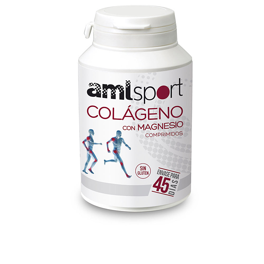Bottle of 270 collagen tablets with magnesium and vitamin C, Unisex supplement