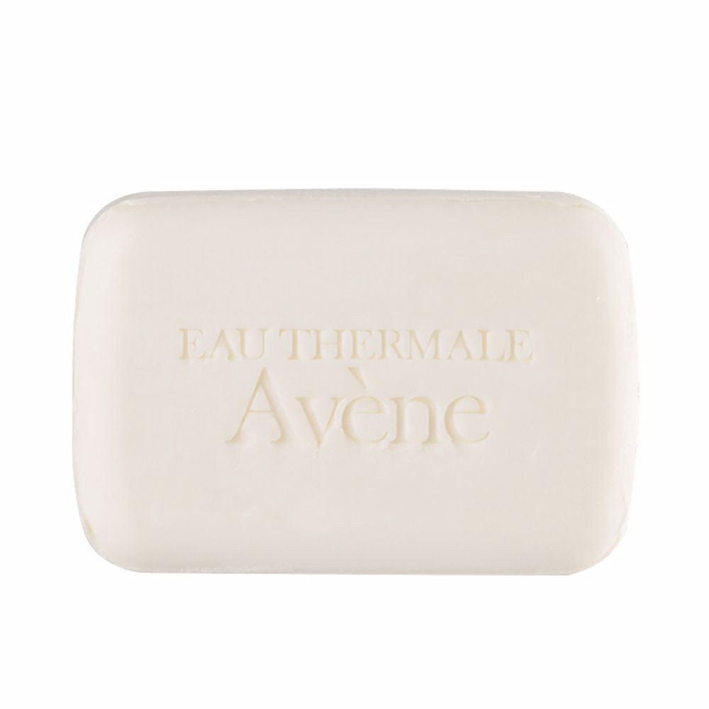Off-white soap bar with soft rounded edges, 100 g, Unisex cleansing bar