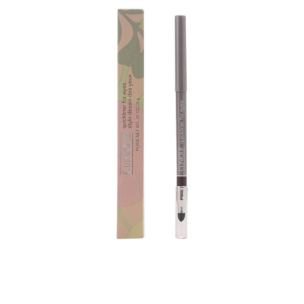 Slim automatic smoky brown eye liner pencil with sponge smudger, 0.3 g