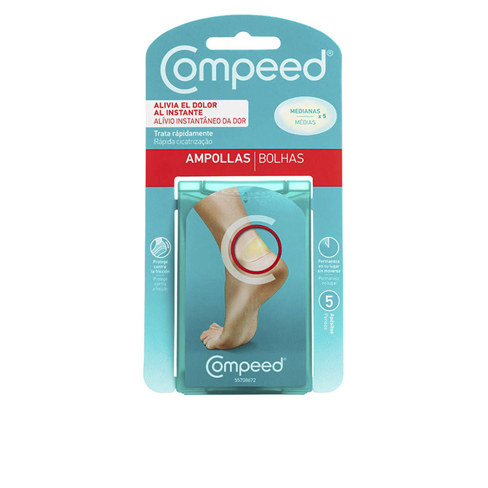 Blister plasters blister pack, medium hydrocolloid, 10 pieces, Unisex