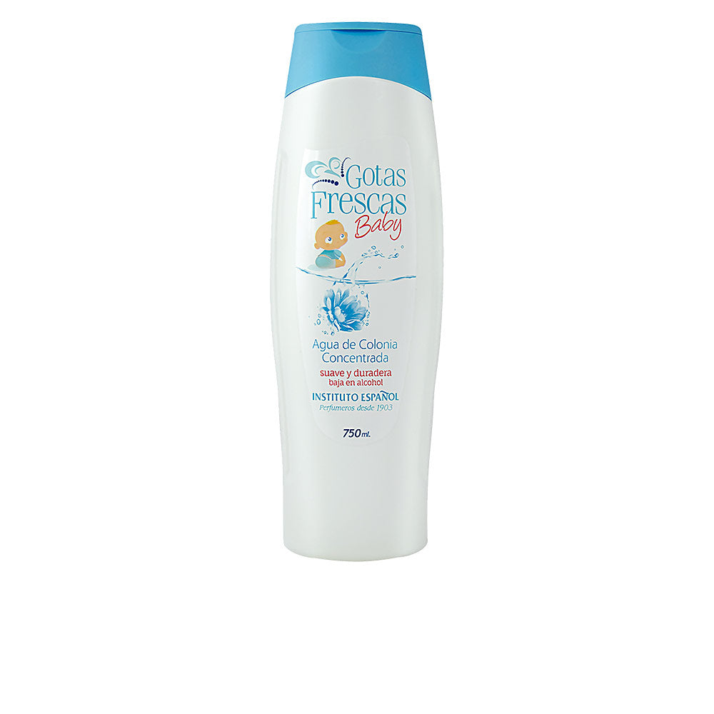 250 ml clear bottle of concentrated baby cologne, citrus and floral fragrance