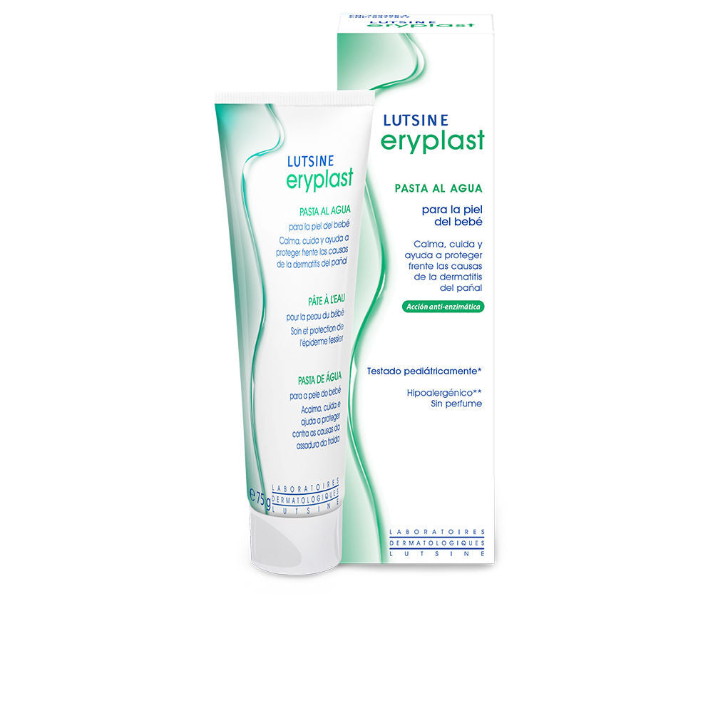 Tube of Lutsine Eryplast Water Paste for soothing and protecting baby skin
