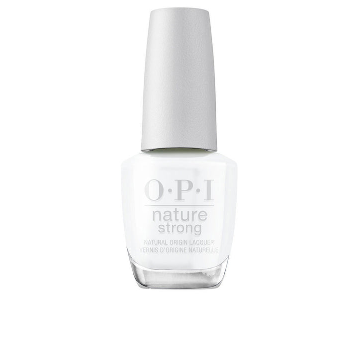 15 ml vegan nail polish bottle in Right as Rain shade, glossy finish