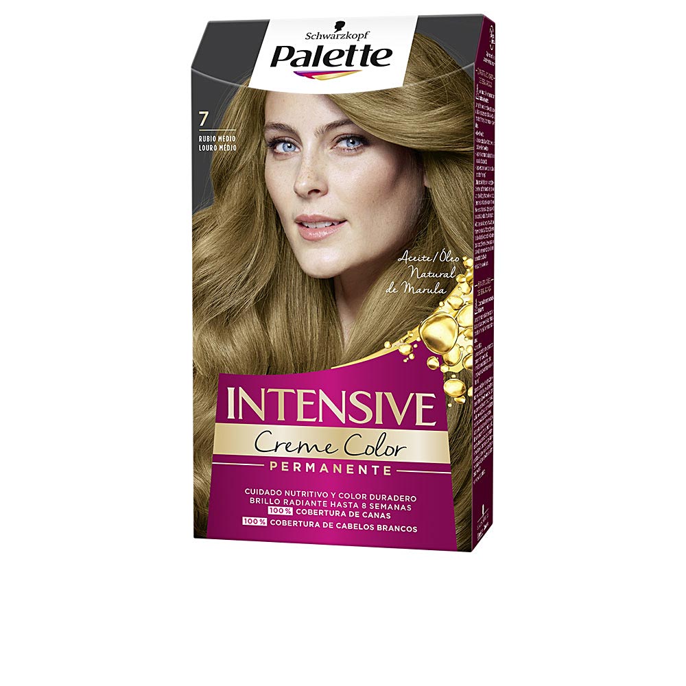 Tube of Palette Intensive creme hair colour with nourishing oil benefits