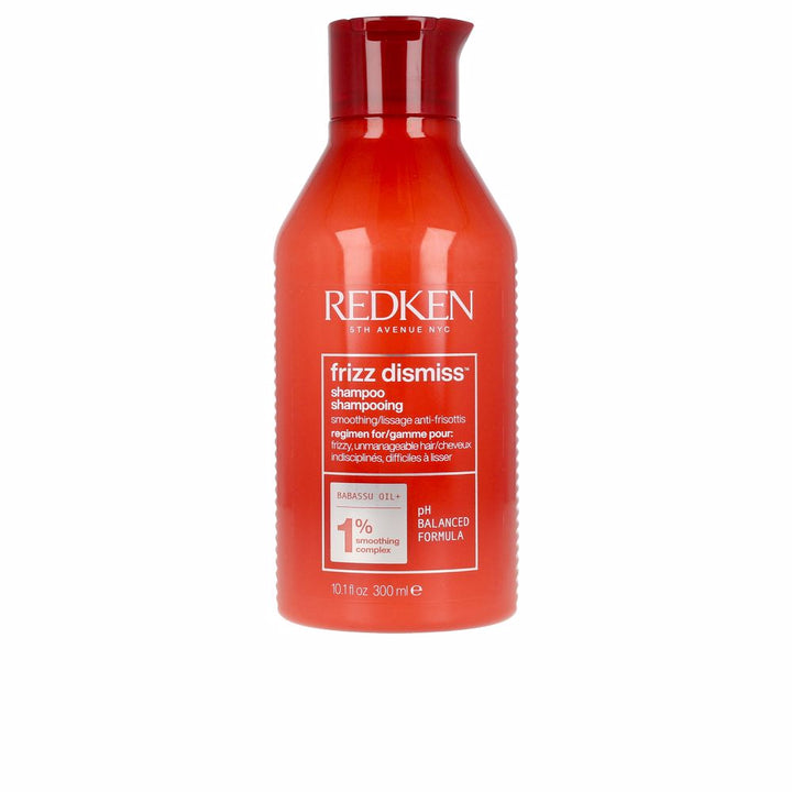 300 ml bottle of Frizz‑Dismiss Smoothing Shampoo for Women, humidity protection
