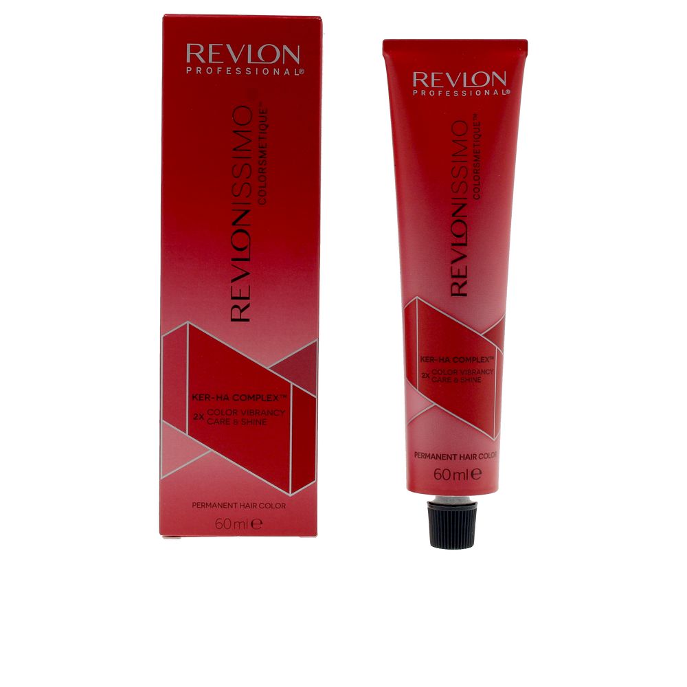 Tube of 60 ml permanent hair colour in dark blonde with hyaluronic acid and soy protein
