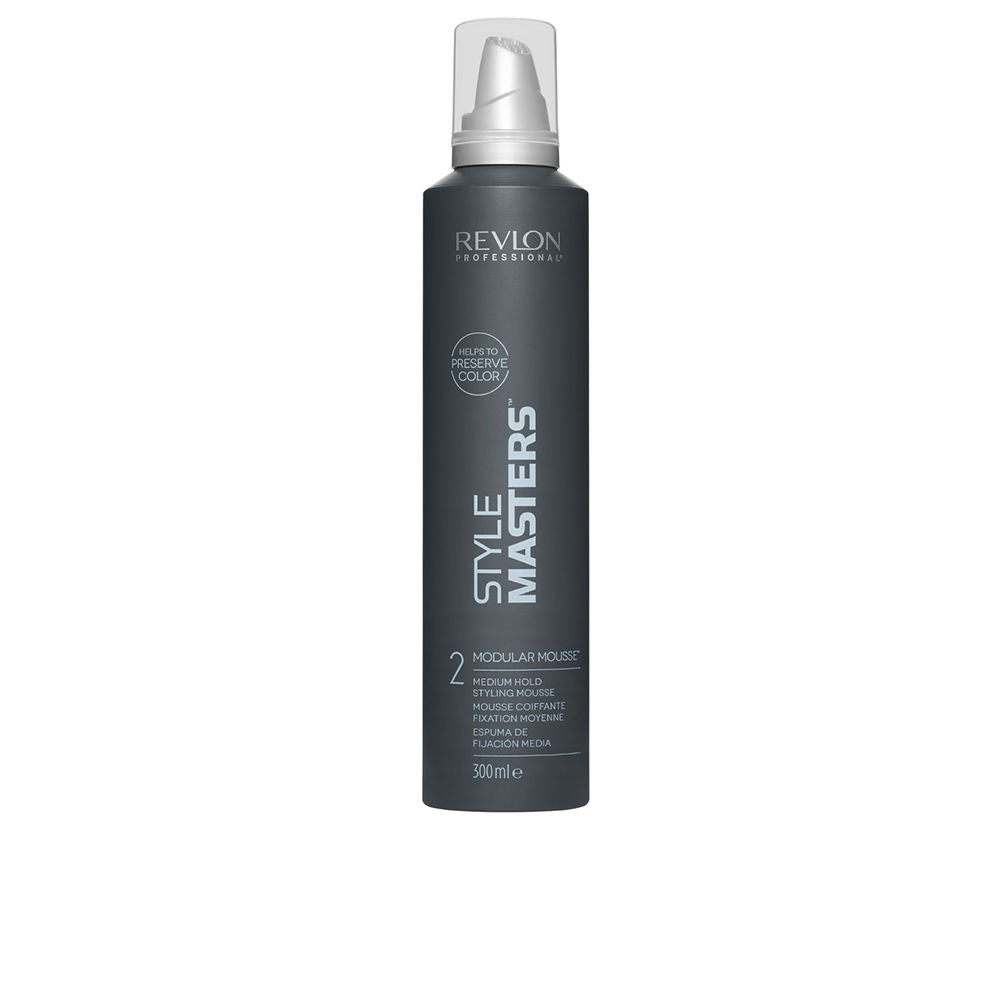 300 ml can of Modular Styling Mousse, medium hold, unisex styling foam