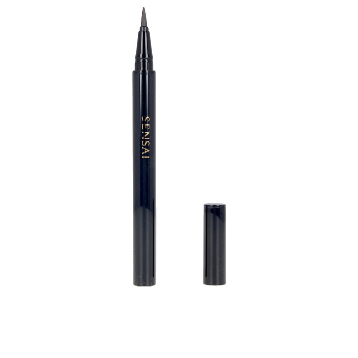 Black felt-tip liquid eyeliner pen, 0.6 ml, refillable cartridge option