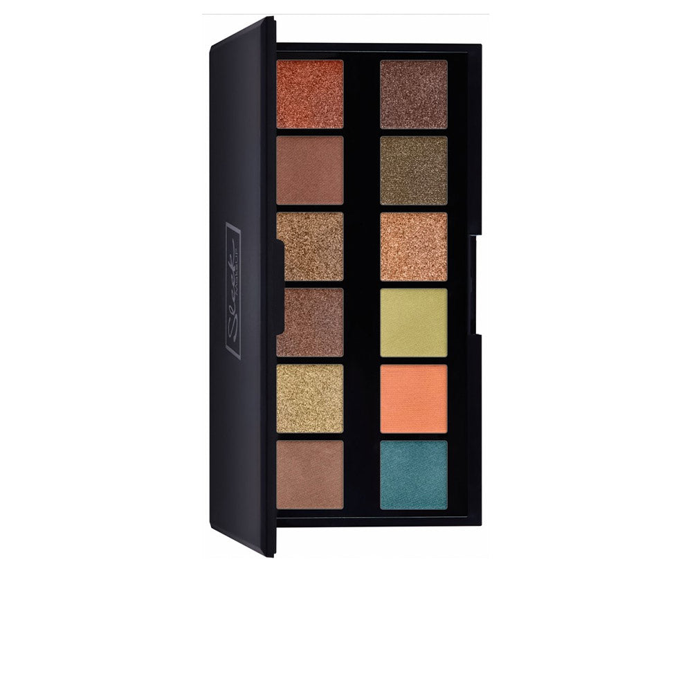 Compact 12‑shade eyeshadow palette with mattes and shimmers, Unisex
